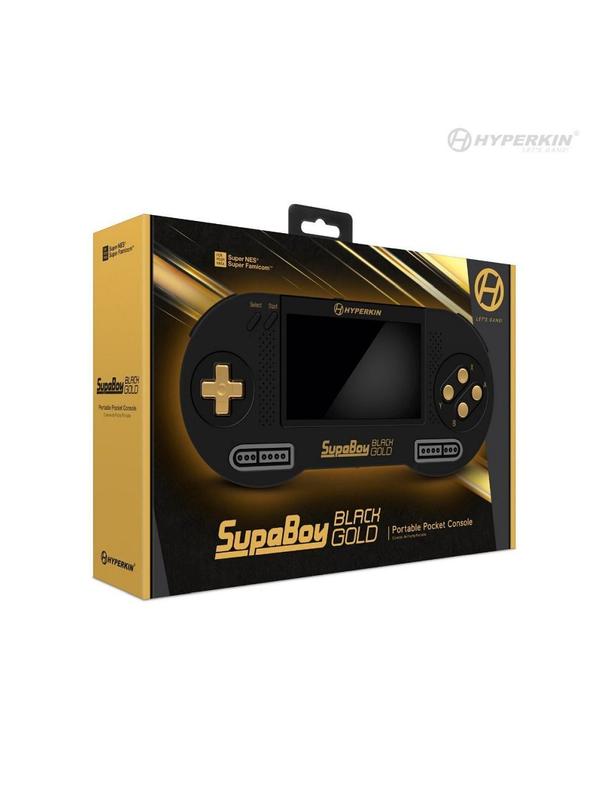 HYPERKIN konsola przenośna do gier SUPABOY M08889-BKC czarno złota