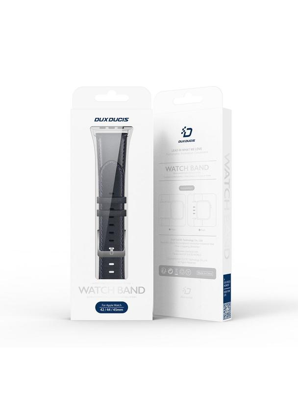 DUX DUCIS pasek YS skórzany do Apple Watch 38 / 40 / 41 mm niebieski