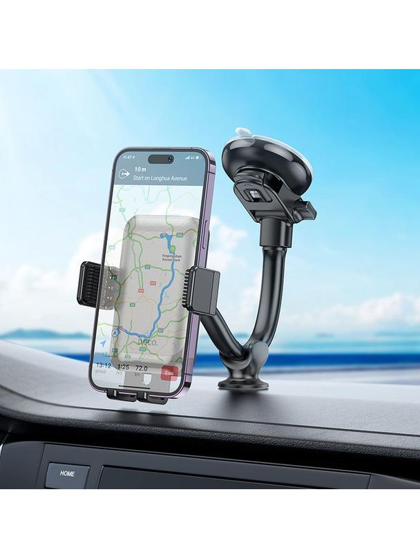 Uchwyt na telefon do samochodu uniwersalny Hoco do szyby / deski H27 czarny