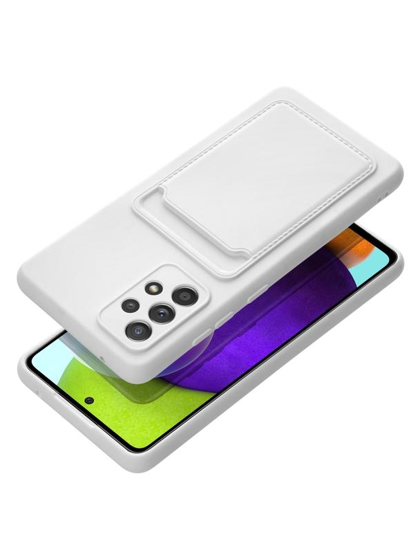 Futerał CARD CASE do SAMSUNG A52 5G / A52 LTE ( 4G ) / A52S biały