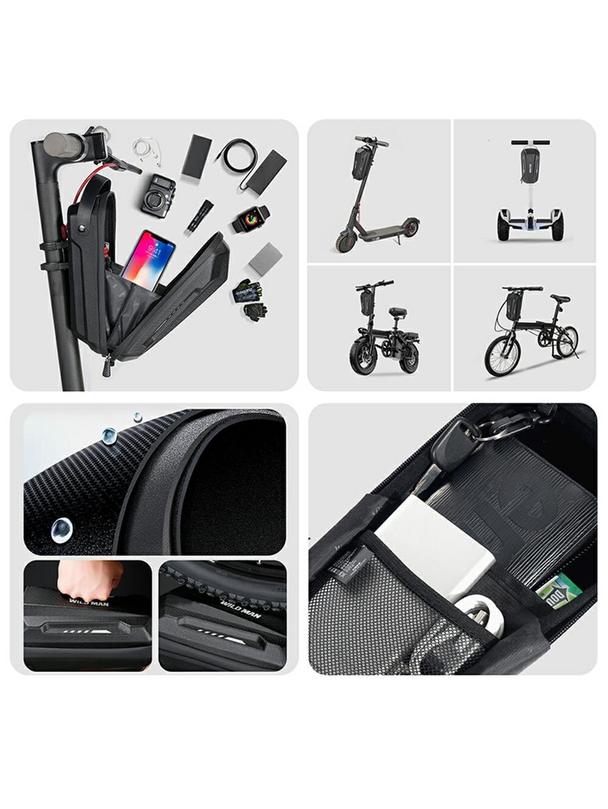 WILDMAN sakwa na kierownicę do hulajnogi wodoodporna 2L GD9X czarna