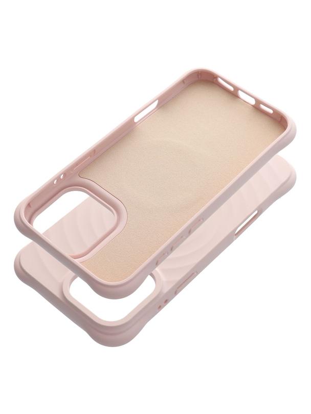 Silicone Zephyr Mag Cover kompatybilny z MagSafe do IPHONE 16 PRO MAX różowy