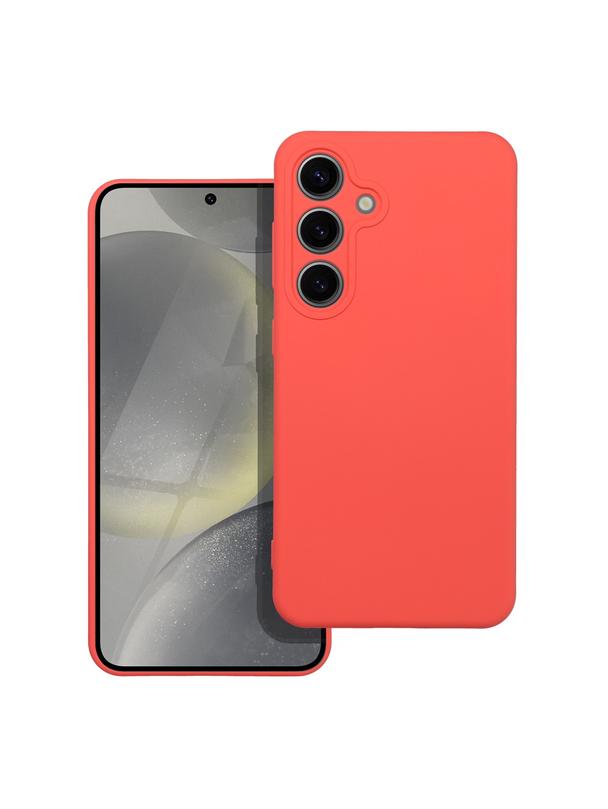 Futerał SILICONE do SAMSUNG S24 brzoskwiniowy