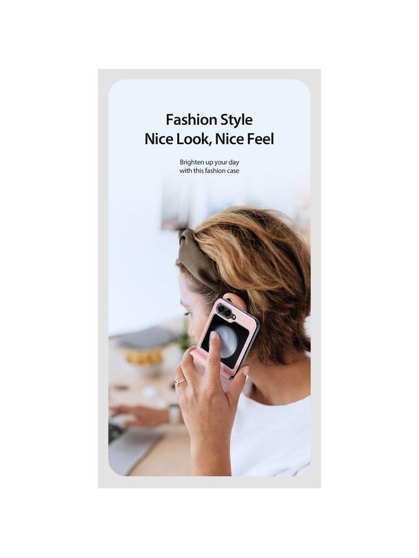 DUX DUCIS futerał BRIL do SAMSUNG Z Flip6 5G różowy