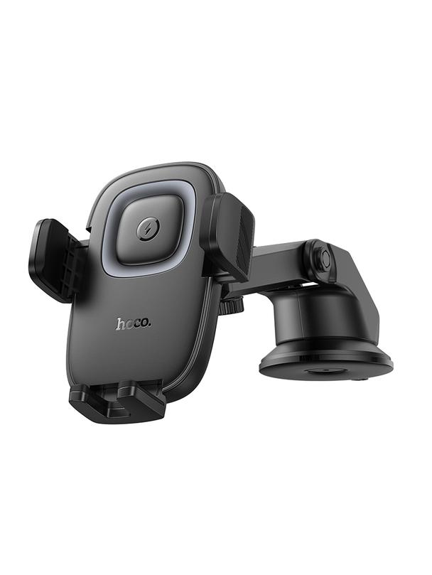 Uchwyt na telefon do samochodu indukcyjny Hoco 15W do deski HW32 czarny