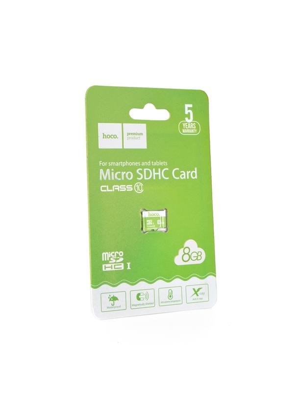 Karta microSD 8GB class 10 Hoco zielona