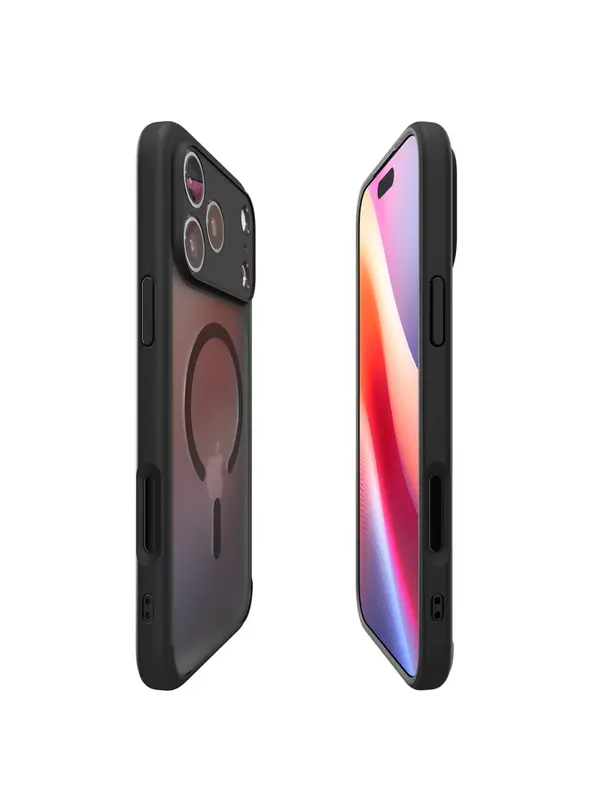 SPIGEN futerał ULTRA HYBRID MAG kompatybilny z MagSafe do IPHONE 17 Pro frost black