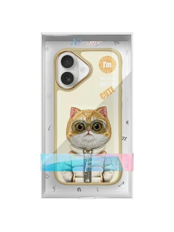 NIMMY futerał COOL&CUTE 2.0 Cat do IPHONE 16 khaki