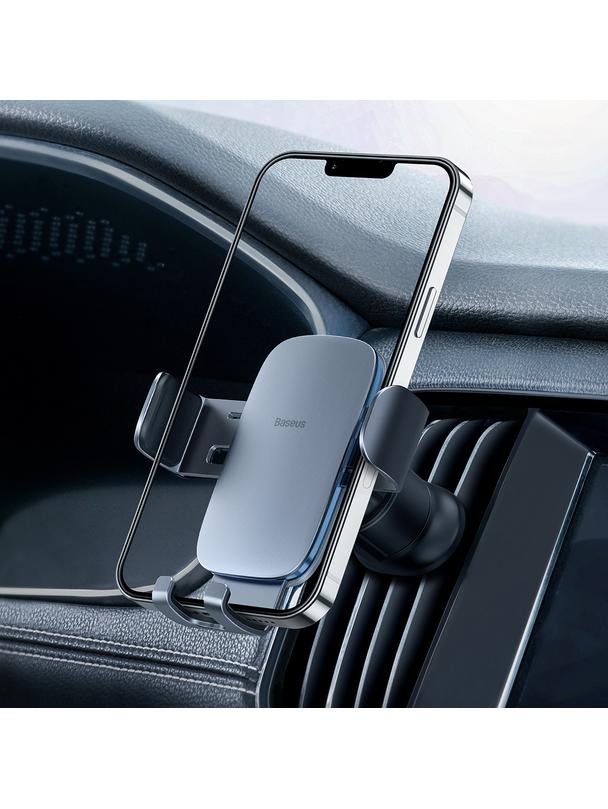 BASEUS uchwyt samochodowy grawitacyjny do kratki SUJS000013 ciemno szary