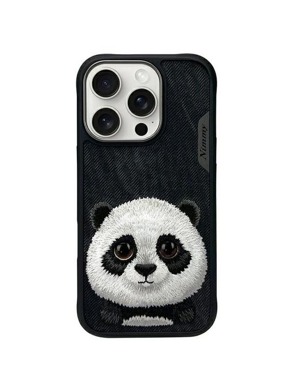 NIMMY futerał BIG EYED PET 2.0 Panda do IPHONE 16 Pro czarny