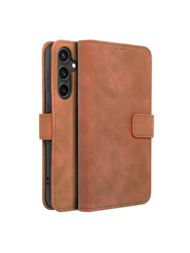 Kabura TENDER Book do SAMSUNG S23 FE brązowy