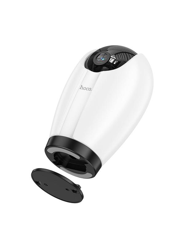 Kamera wewnętrzna Hoco 3MP Full HD Wi-Fi D6 biała