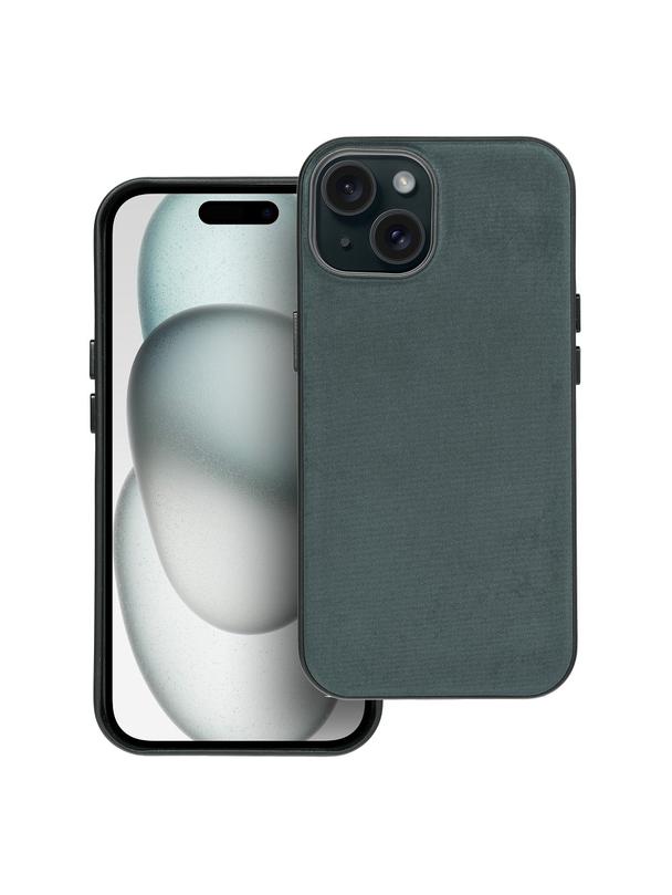 Futerał WOVEN MAG COVER kompatybilny z MagSafe do IPHONE 15 zielony