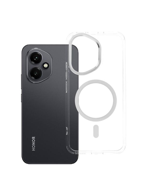 Futerał FRAME CLEAR HYBRID MAG COVER kompatybilny z MagSafe do HONOR 400 transparentny