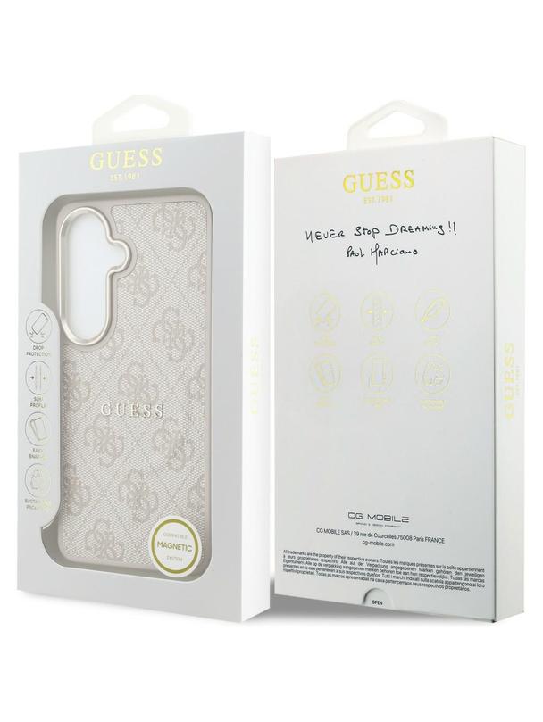 GUESS futerał do SAMSUNG S26 GUHMS26SP4MSEGCP (4G Embossed Ring MagSafe) różowy