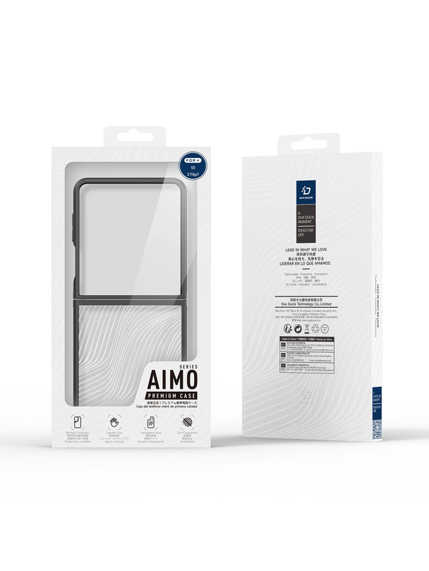 DUX DUCIS futerał AIMO do SAMSUNG Z Flip7 (Full Window Version) czarny
