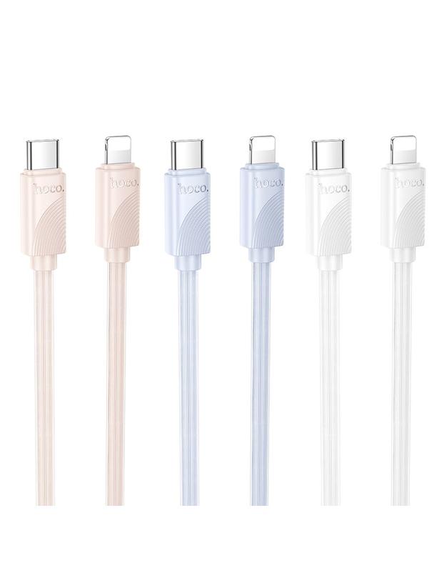 Kabel USB C do Lightning Hoco PD 27W 1 m X114 biały