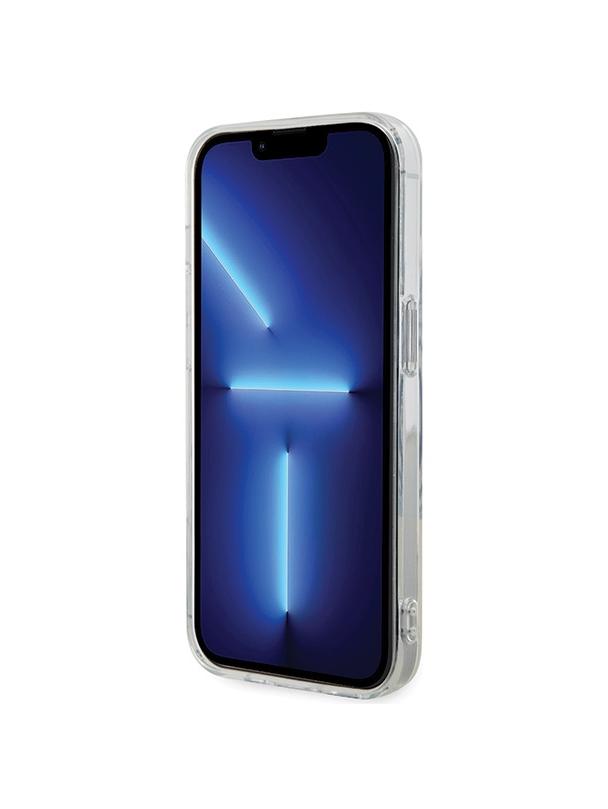 KARL LAGERFELD futerał do IPHONE 15 Pro KLHCP15LHNCMKLT (Monogram) transparentny