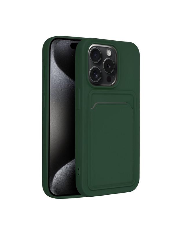 Futerał CARD CASE do IPHONE 15 Pro zielony