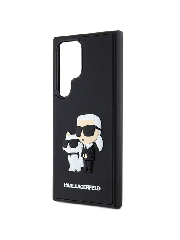 KARL LAGERFELD futerał do SAMSUNG S24 Ultra KLHCS24L3DRKCNK (3D RUBBER KC NFT) czarny