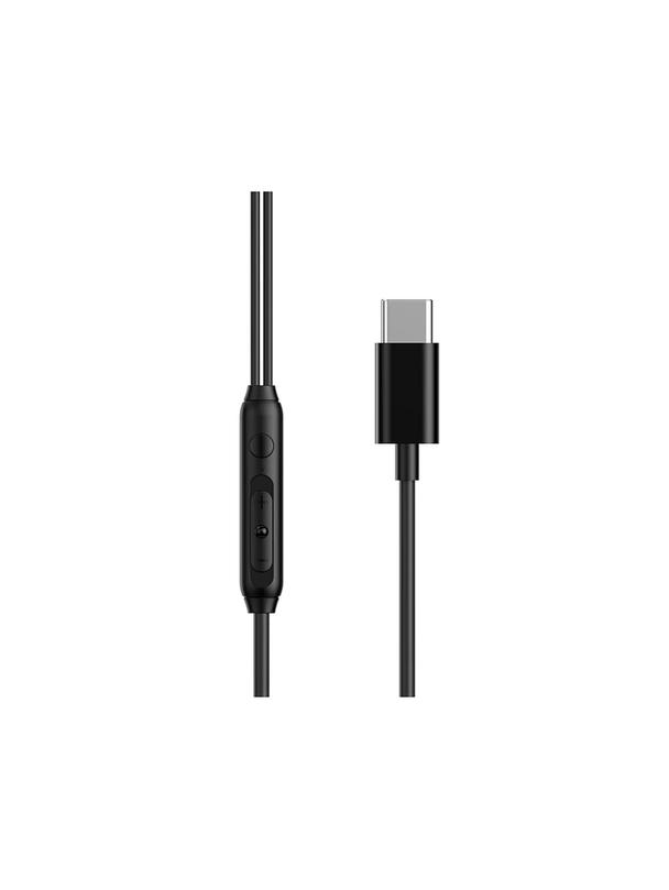 WiWU - Słuchawki stereo na kablu EB314 USB C (DAC) - czarne