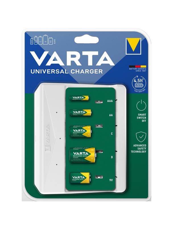 VARTA ładowarka UNIVERSAL CHARGER 57658 9V, R14, R20 (bez akumulatorów)