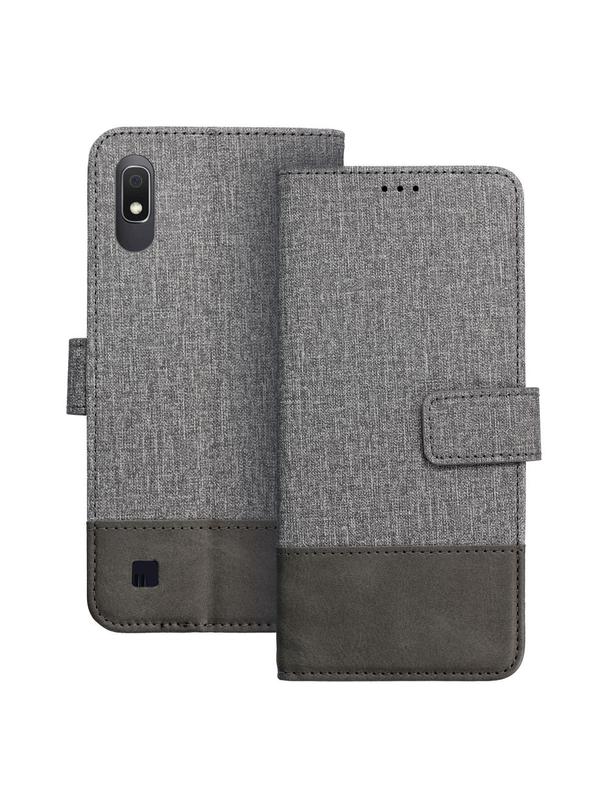 Kabura GOMMA Book do SAMSUNG A10 szary