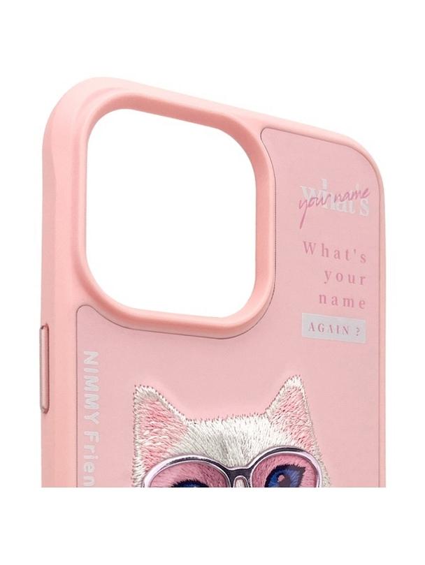 NIMMY futerał COOL&CUTE 2.0 Cat do IPHONE 15 Pro różowy