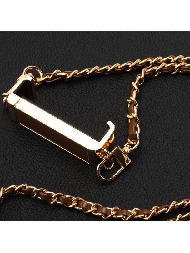 Łańcuch / Smycz z uchwytem GLAMOUR wszystkie modele max 80mm szer. CZARNY