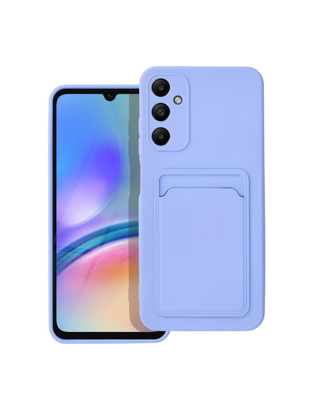 Futerał CARD CASE do SAMSUNG A05S fioletowy