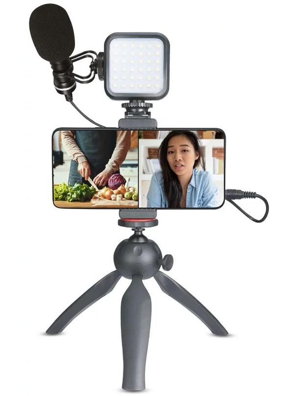 Zestaw do nagrywania XQISIT czarny