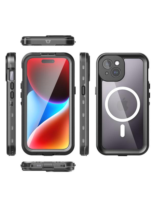 Futerał wodoodporny SHELLBOX DOT kompatybilny z MagSafe do IPHONE 15 czarny