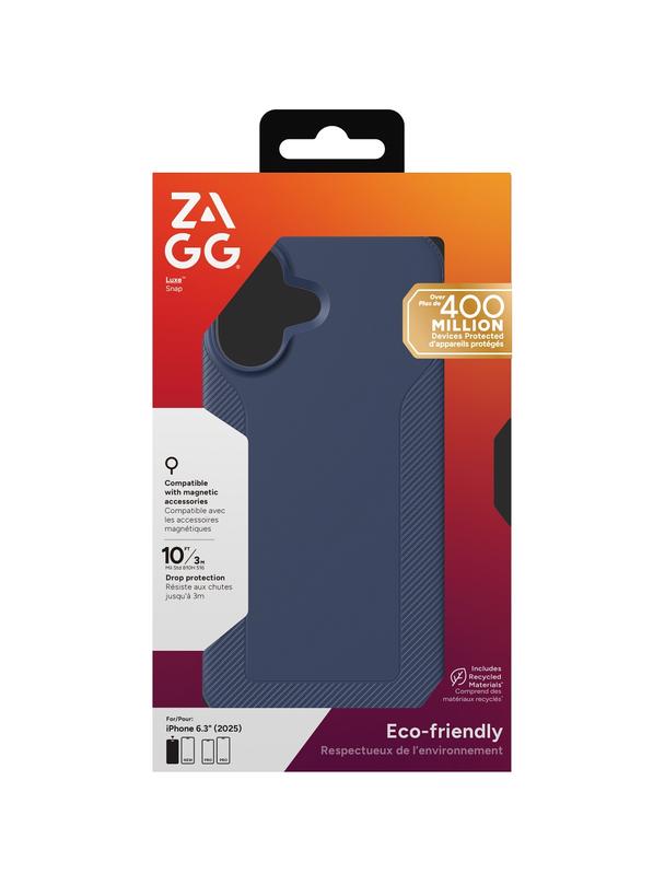 ZAGG futerał LUXE SNAP kompatybilny z MagSafe do IPHONE 17 navy