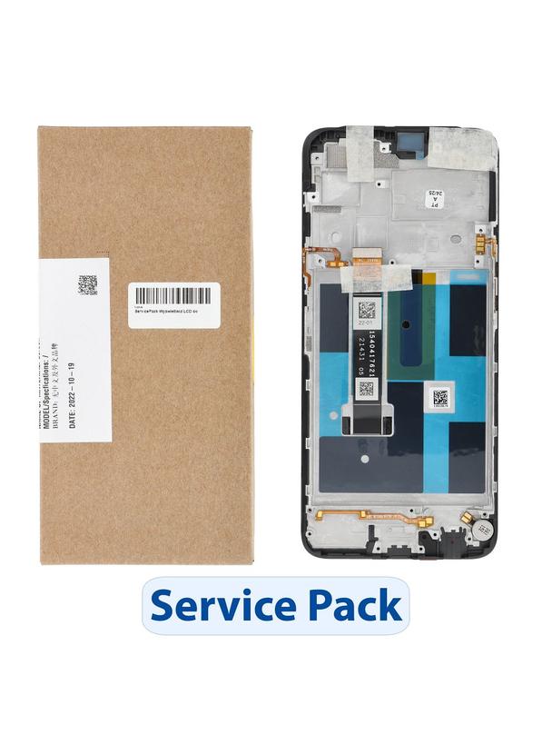 ServicePack Wyświetlacz LCD do REALME 7 Mist Blue 4906871