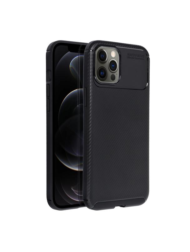Futerał CARBON PREMIUM do IPHONE 12 Pro Max czarny