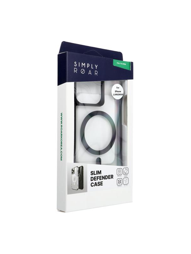 ROAR futerał SLIM DEFENDER kompatybilny z MagSafe do IPHONE 15 Pro Max czarny