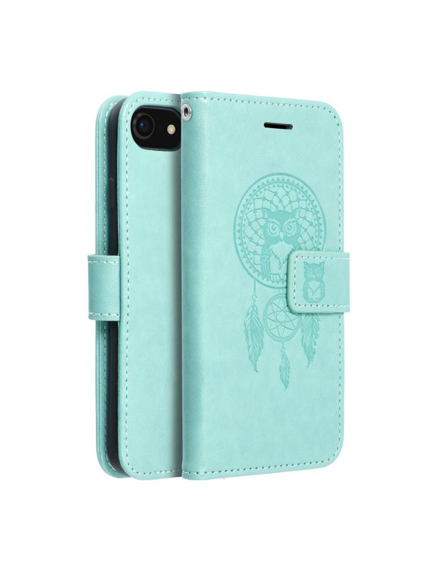 Kabura MEZZO Book do IPHONE 7 / 8 / SE 2020 / SE 2022 łapacz snów zielony