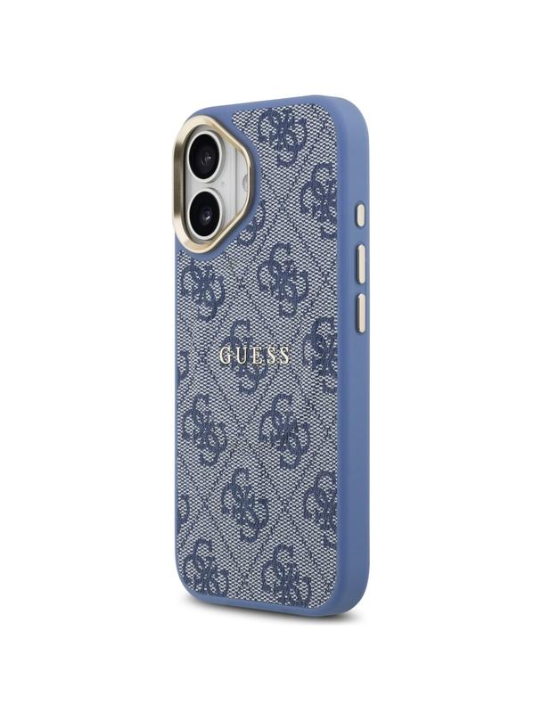 GUESS futerał do IPHONE 17 kompatybilny z MagSafe GUHMP17SP4MSEGCB (PU 4G W/ Classic) niebieski