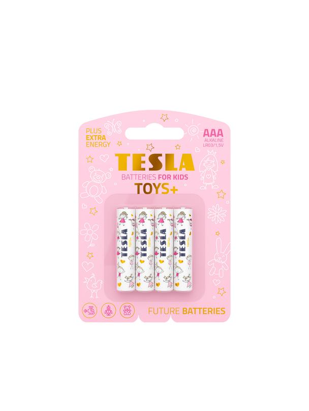 TESLA bateria alkaliczna R3 (AAA) TOYS+ GIRL [4x120] 4 szt
