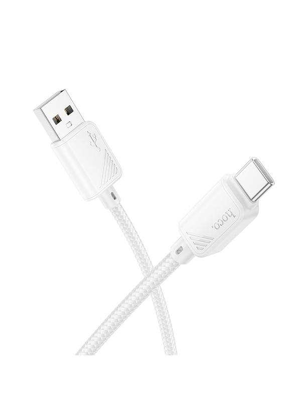 Kabel USB A do USB C Hoco 3A 1 m X113 biały