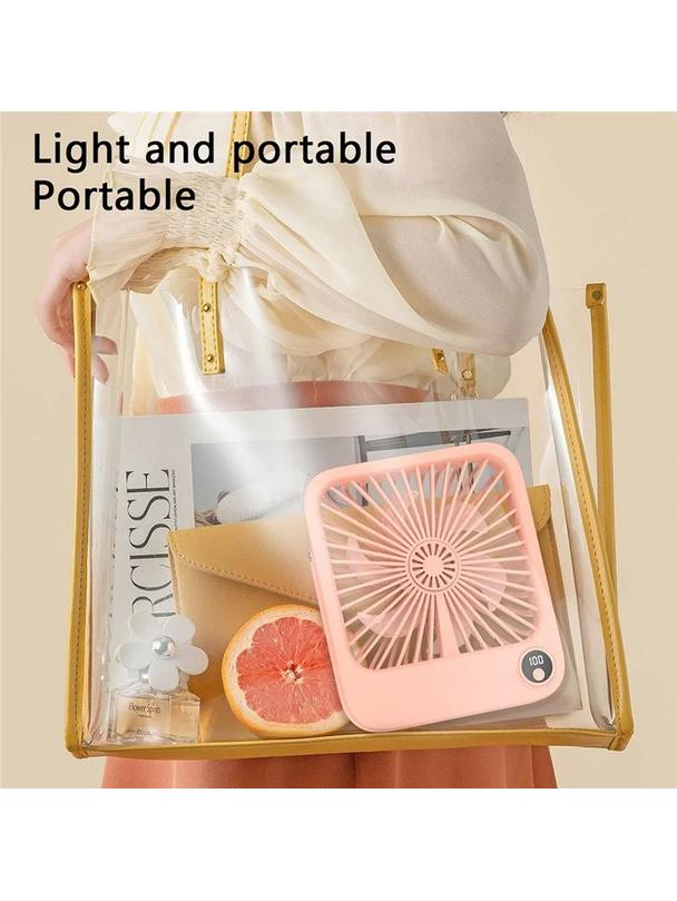 Wentylator / wiatrak biurkowy z regulowaną podstawką W30 fioletowy