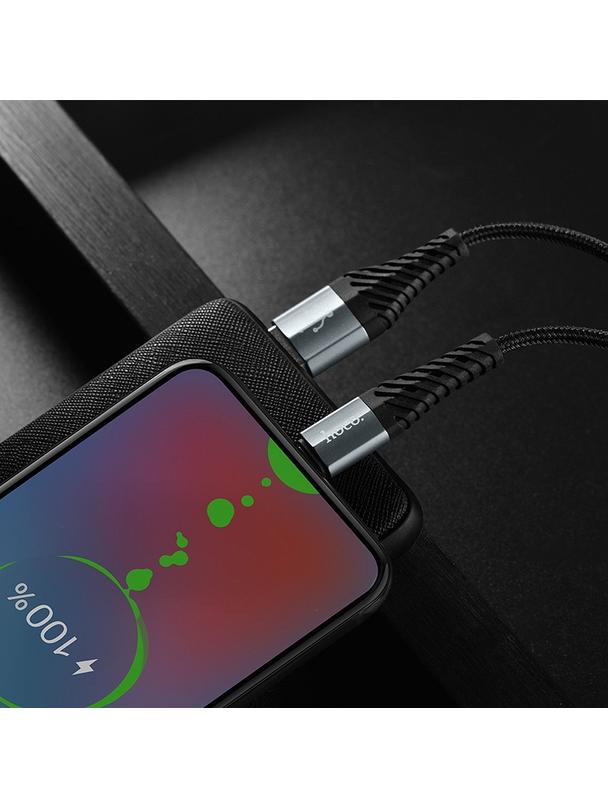 Kabel USB A do Micro USB Hoco 2,4A 1 m X38 czarny