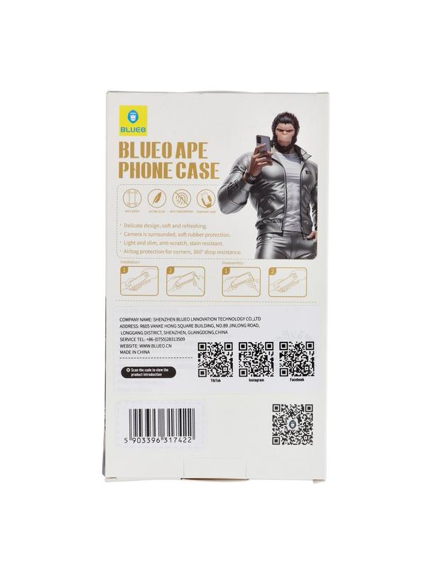 BLUEO APE Phone Case - Apple iPhone 16 Pro szary