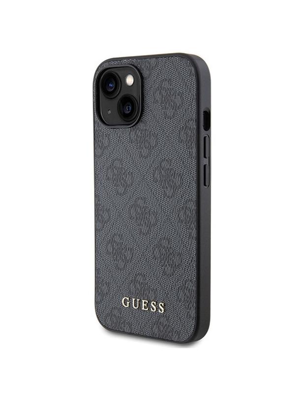 GUESS futerał do IPHONE 15 GUHCP15SG4GFGR (4G Metal Logo) szary