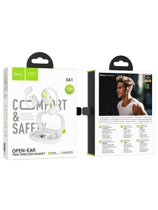 Słuchawki bezprzewodowe douszne Hoco TWS EA1 szare