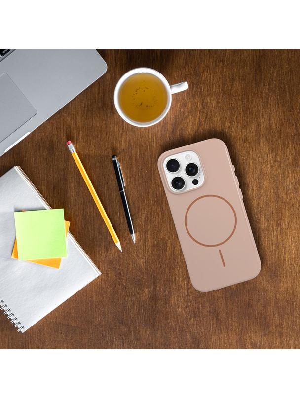 Etui na iPhone 15 PRO Glossy Mag Cover zgodny z MagSafe złote