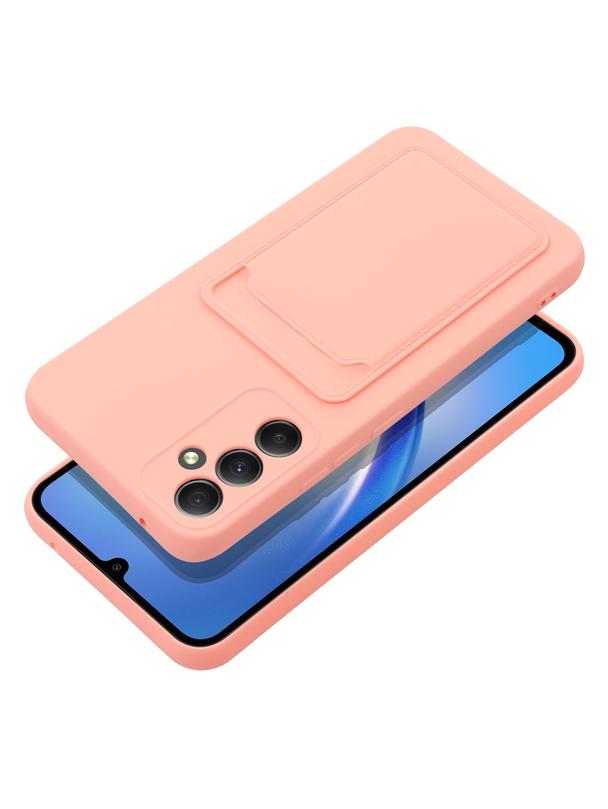 Futerał CARD CASE do SAMSUNG A34 5G różowy