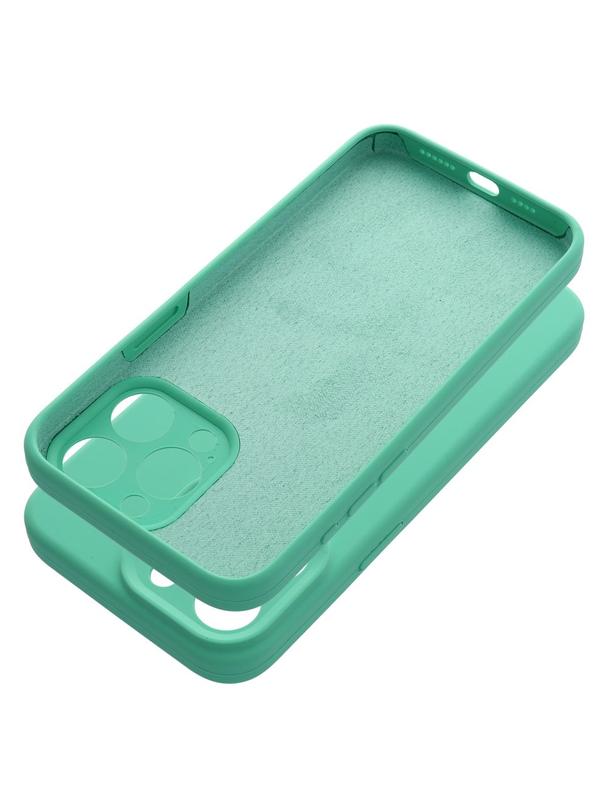 Futerał SILICONE 2mm do IPHONE 15 Pro Max miętowy