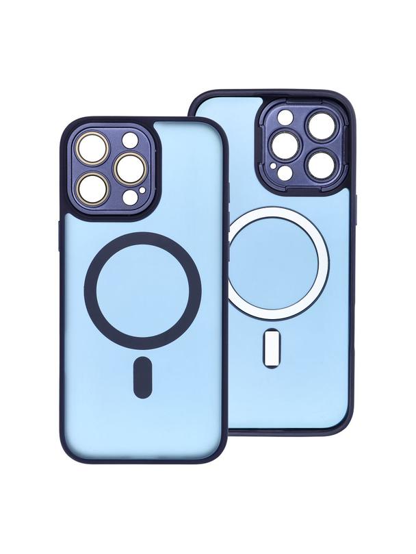 Futerał VARIETE MAG COVER kompatybilny z MagSafe do IPHONE 16 granatowy