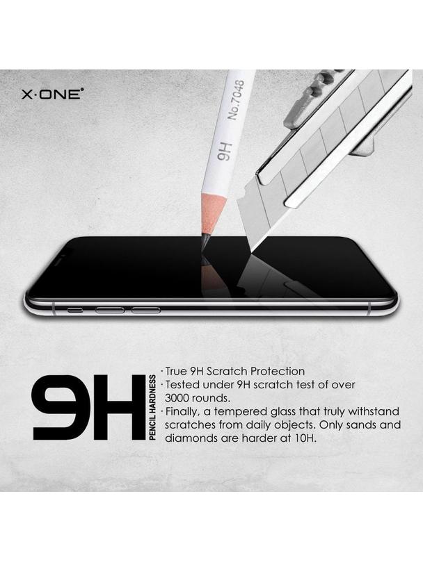 Szkło hartowane X-ONE 3D - do iPhone X/Xs czarny